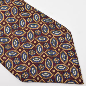Christian Dior Monsieur Silk Neck Tie Red Professional Work Gala Interview Vtg
